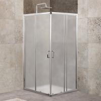 Душевой уголок квадратный (850-1000)x(850-1000)x1900 UNIQUE-A-2-85/100-M-Cr BELBAGNO