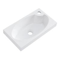 Раковина из искусственного мрамора BB-460-PM-LVB Bianco BELBAGNO