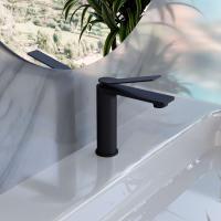 Смеситель для раковины однорычажный цвет черный VBF-2VE1MB VINCEA