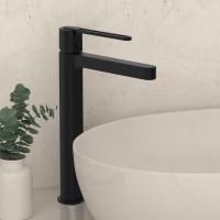 Смеситель для раковины  однорычажный цвет черный VBF-1R2MB VINCEA