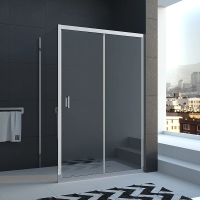 Душевой угол раздвижной прямоугольный RV046-140100-01-C5 1400х1000х1850 Цвет профиля Хром Стекло Прозрачное Veconi