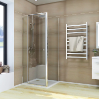 Душевой угол раздвижной прямоугольный RV026-9070-01-C8 900х700х1950 Цвет профиля Хром Стекло Прозрачное Veconi