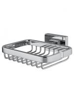 Мыльница с держателем WONZON & WOGHAND FLAT, Хром (WW-9724)