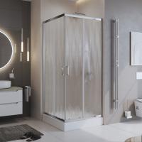 Душевой уголок квадратный UNO-195-A-2-90-CH-CR 900x900x1950 BelBagno
