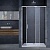 Душевая дверь Alpha VDS-3AL130CL 1300х1900 цвет хром стекло прозрачное Vincea