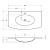 Стеклянная раковина ELETTRA 101x52 Extra Light 82416 CEZARES