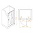 Душевая дверь RGW PA-008B  90-100*195 350800890-14 профиль Чёрный стекло Прозрачное 6 мм RGW